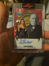 2026 Leaf Metal President's Day Hailee Steinfeld  Pink Ice 1/1 Auto