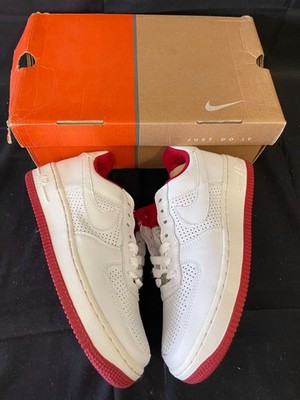 NEW 2005 (GS) Nike Air Force 1 Low White Red Varsity Size 6Y