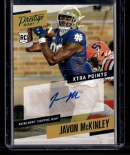 2021 Panini Draft Picks PS-JMK Javon McKinley Prestige Xtra Points Signatures AU