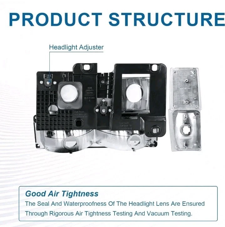 Conjunto de faros aptos para Chevrolet C/K 1500 2500 Suburban 1994-1999 / C1500 C2500 Foto 4 de 4