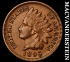 1895 Indian Head Cent-Extra Fine ++ Scarce Better Date No Reserve #i6529