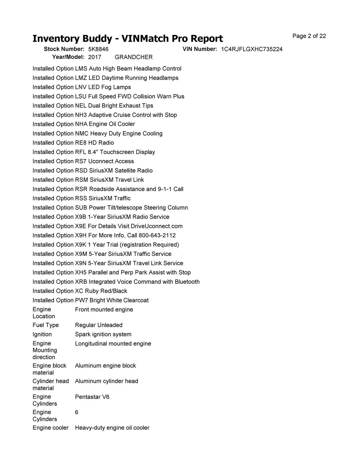 Used Front Left Seat Belt Front fits: 2017 Jeep Grand cherokee bucket seat drive