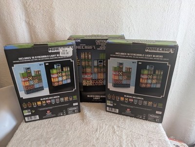 Minecraft Block Building Light Lamp 16 Cubes Light Up
