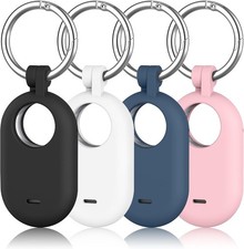 4-Pack Holder Case Compatible with Samsung Galaxy Smarttag 2, Protective Silicon