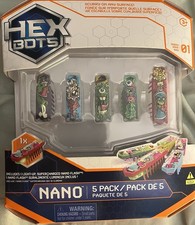 Nano 5 Pack-4 Mini Bots with Bonus Flash Bot
