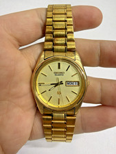 Seiko SQ Day/Date Quartz vintage 8223-7189 35 mm