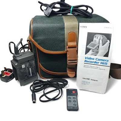 Sony Handycam CCD-SC7E Hi8 Tape Video Camera Precision CCD Rare +
