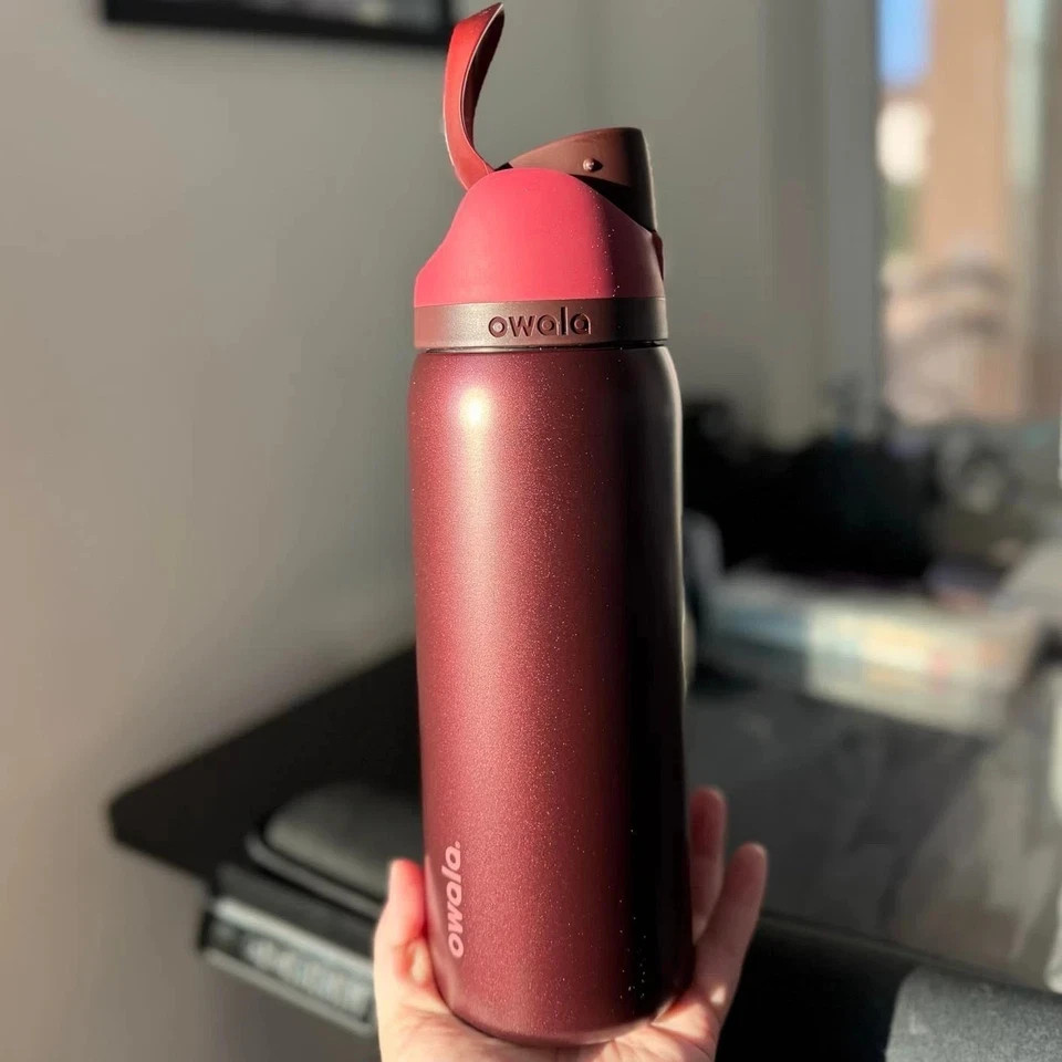 Owala FreeSip Insulated Stainless Steel Water Bottle with Straw, BPA-Free Sports