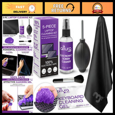All-in-One Keyboard Laptop Cleaning Kit - Electronic Screen Cleaner for PC, Ma