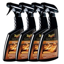 4x Meguiars Gold Class Leather Conditioner 473ml Leder Sitze nachhaltige Pflege