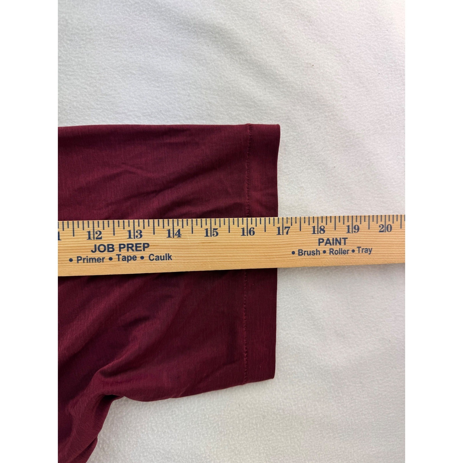 BOSS Hugo Boss Mens Burgundy Short Sleeve Silk Polo Shirt Pocket Logo Size XL thumbnail 12