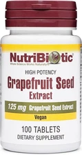 NutriBiotic – Grapefruit Seed Extract Tablets 125mg, 100 Count | Premium... 
