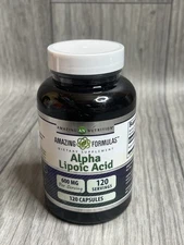 Amazing Formulas Alpha Lipoic Acid 120 Caps 600 mg - EX 11/27