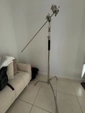 Neewer Pro 100% Stainless Steel Heavy Duty C Stand with Boom Arm Max Height 10ft