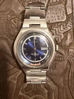 SEIKO 4006-6060 Bell Matic Automatic Watch Vintage Men's Blue Dial 17 Jewels Run