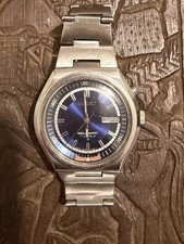 Orologio SEIKO 4006-6060 Bell Matic Automatico Vintage Uomo Quadrante Blu 17 Gioielli Funzionante