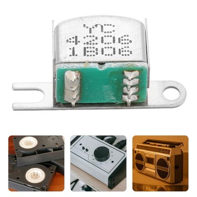 2 Pcs Cassette Tape Recorder Metal Accessories Playback Stereo Head