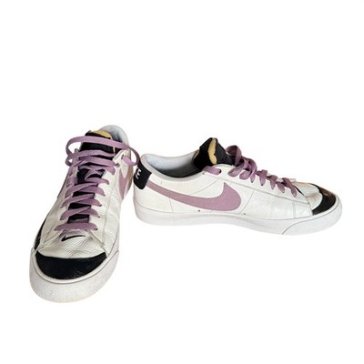Nike Blazer Low ''77 Vintage White Purple DQ9700-900 Men's Size 10