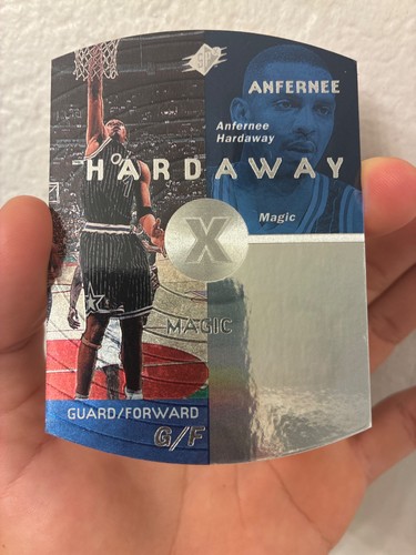 1997-98 Upper Deck SPx ANFERNEE HARDAWAY `Silver` DIE-CUT~HOLO🔥MAGIC! #29
