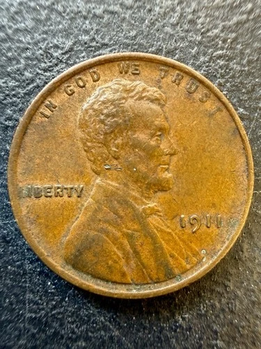 1911 LINCOLN WHEAT PENNY 1c COIN  NICE XF COIN