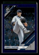 2019 Donruss Optic #161 James Paxton Purple Stars #/125