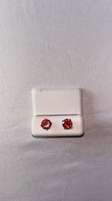 1.5 CTW Round Cut Lab Created Ruby Earrings 9...