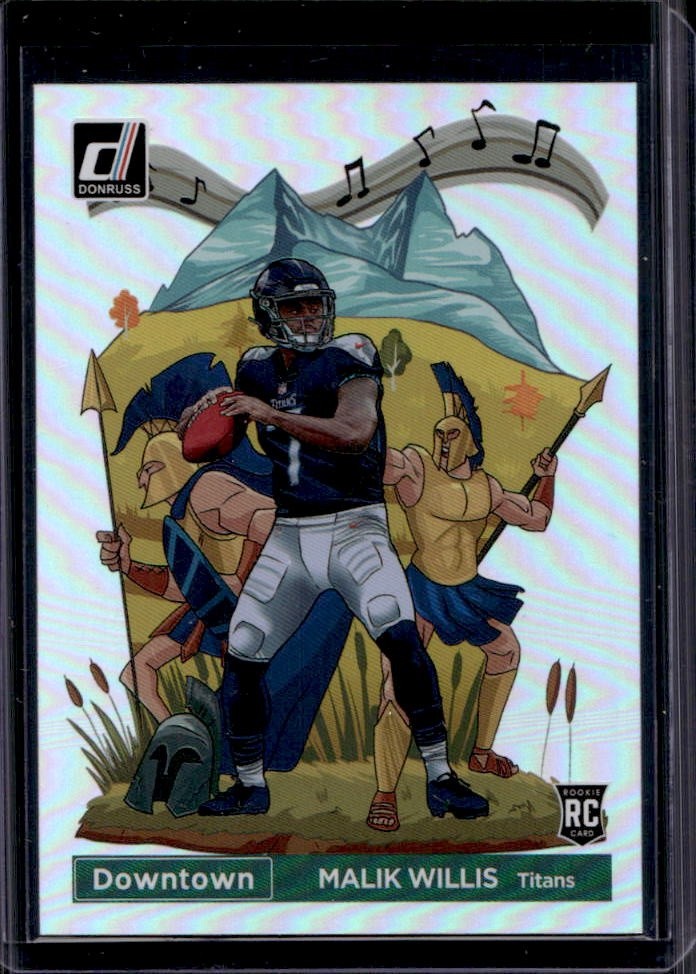 Malik Willis Panini Donruss Downtown #DTMW Base