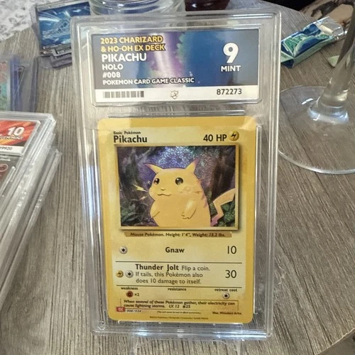 2023 Pokemon Charizard & Ho-Oh Deck CLC 008/034 Pikachu HOLO ACE 9 English