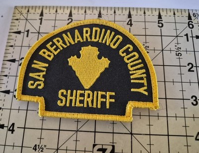 SAN BERNARDINO COUNTY CALIFORNIA SHERIFF SHOULDER PATCH