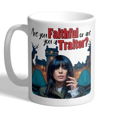 Claudia Winkleman Traitors Faithful TV Series Mug Game Show Coffee Cup 11oz 15oz