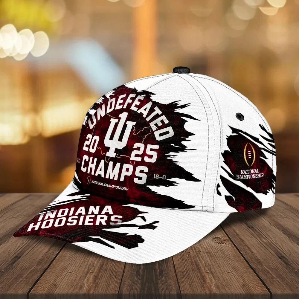 Hoosiers Football 2025 National Champions Classic Cap