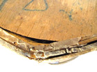 ANTIQUE 1924 ZANZIBAR BRAND 10# GERMAN PORK SAUSAGE SEASONING SPICE PLYWOOD CAN — photo 10