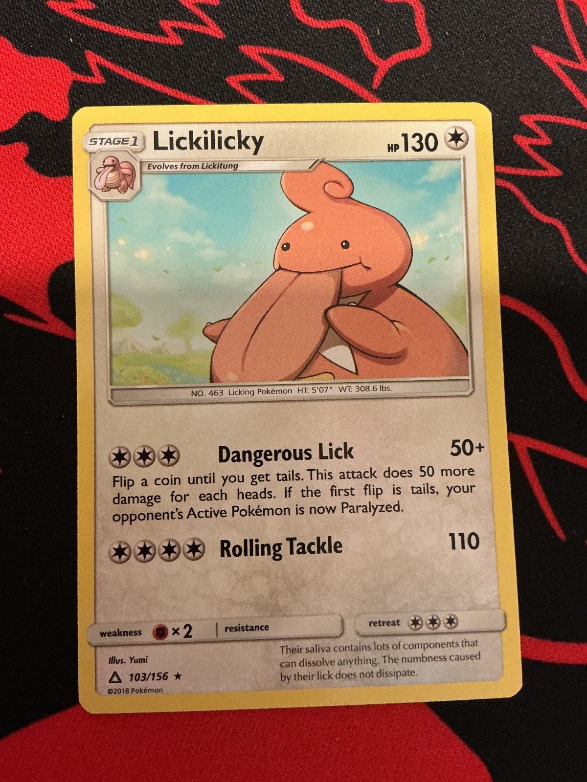 Lickilicky 103/156 Rare Ultra Prism Pokemon Lightly Played