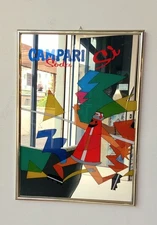 SPECCHIO PUBBLICITARIO CAMPARI SODA , UGO NESPOLO