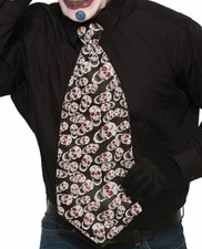 Evil Clown Jumbo Tie Circus Carnival Fancy Dress Up Halloween Costume Accessory