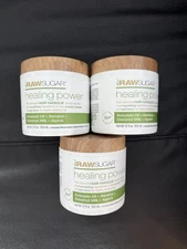 Lof Of 3 Raw Sugar Healing Power Avocado Banana Coconut Milk Agave Hair Masque