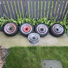 Lotus Elite/Eclat Wheels 4x4.5 (114.3) Alloy Wheels Set of 5 Continental Tyres