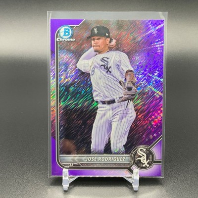 2022 Bowman Chrome #BCP-185 Jose Rodriguez Purple Shimmer Refractor /250 TTC5226