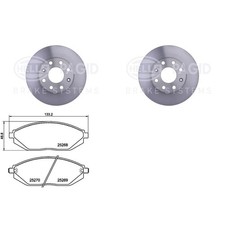 Kits de frein Chevrolet SPARK