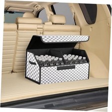 car organizers and storage for SUV,trunk organizer for sedan, leather foldable