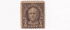 STAMPS US SCOTT 551 "Nathan Hale" 1/2 CENT 1925 MH FAULT - A