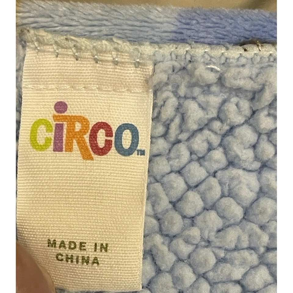Manta de bebé de felpa Circo Target camuflada azul marrón Sherpa camuflaje Lovey Y2k Foto 4 de 4