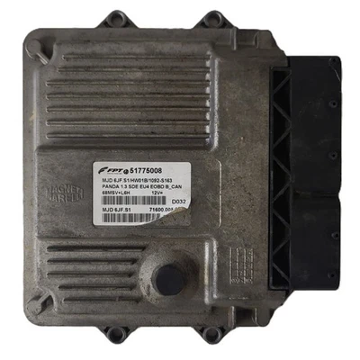 FIAT PANDA ECU / 51775008 / MJD 6JF.S1 / HW01B / 71600.005.05 / MAGNETI MARELLI - Photo 1/3