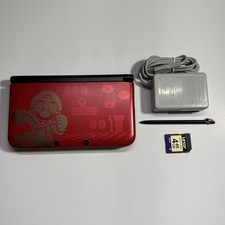 Nintendo 3DS XL New Super Mario Bros. 2 Edition Red Console + 4GB SD & Charger