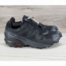 Salomon Speedcross 6 GTX Trail Shoes Triple Black 475690 Men s Size 10.5