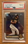 2022 Bowman Chrome JAMES WOOD 1st Bowman PSA 10 #BCP-108 Padres Nationals