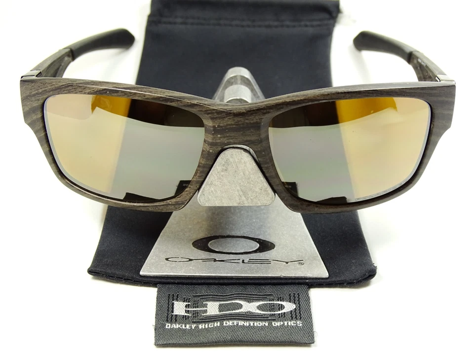 Oakley Jupiter Squared Woodgrain Polarized Sonnenbrille Leffingwell Helux Castel - Bild 4 von 4