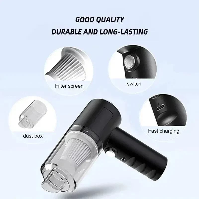 120W Cordless Hand Held Mini Portable Car Auto Home Wireless Vacuum Cleaner New - Image 2 of 4