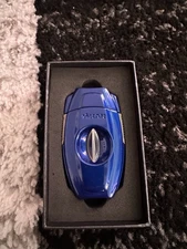Xikar VX2 XI-157BL V-Cut Blue Cigar Cutter Lifetime Warranty by Xikar - New