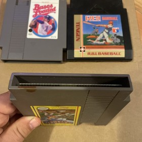 NES Lot of 3. Baseball Games. Includes Baseball Stars | Tested & Working
